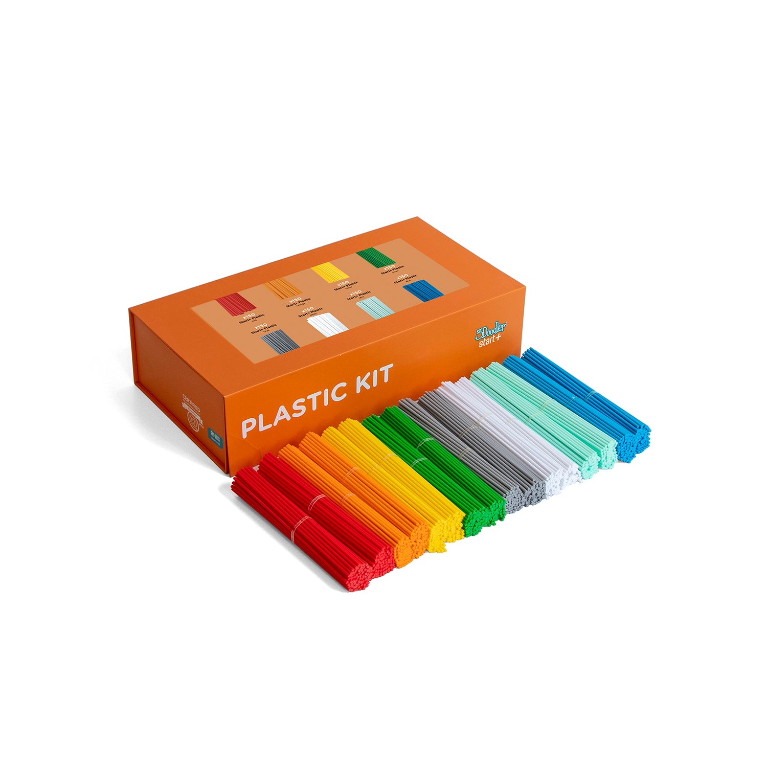 3Doodler EDU Start+ Learning Pack Plastic Kit, 1200 Strands