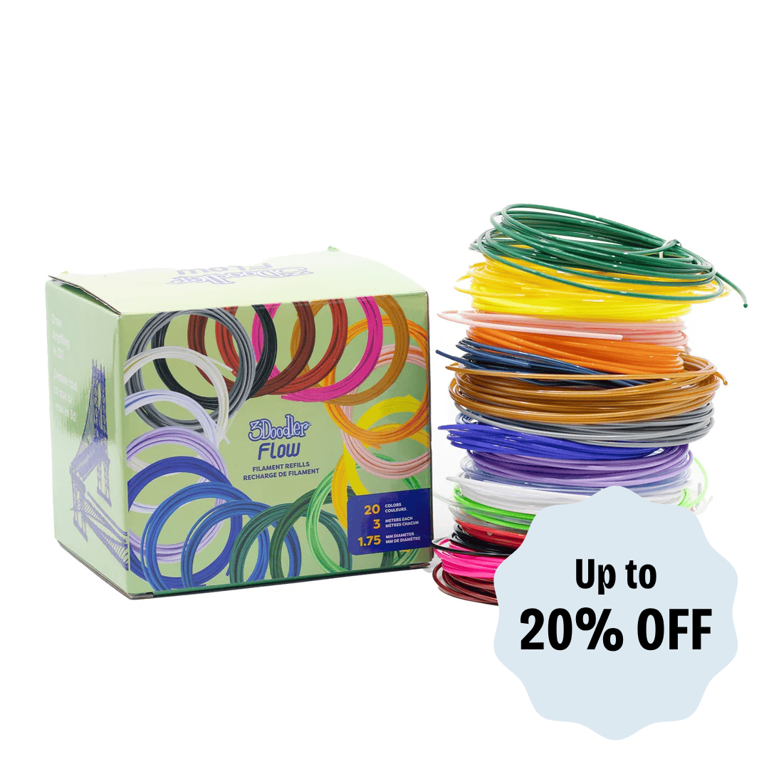3Doodler Flow Plastic Filament Refill Box