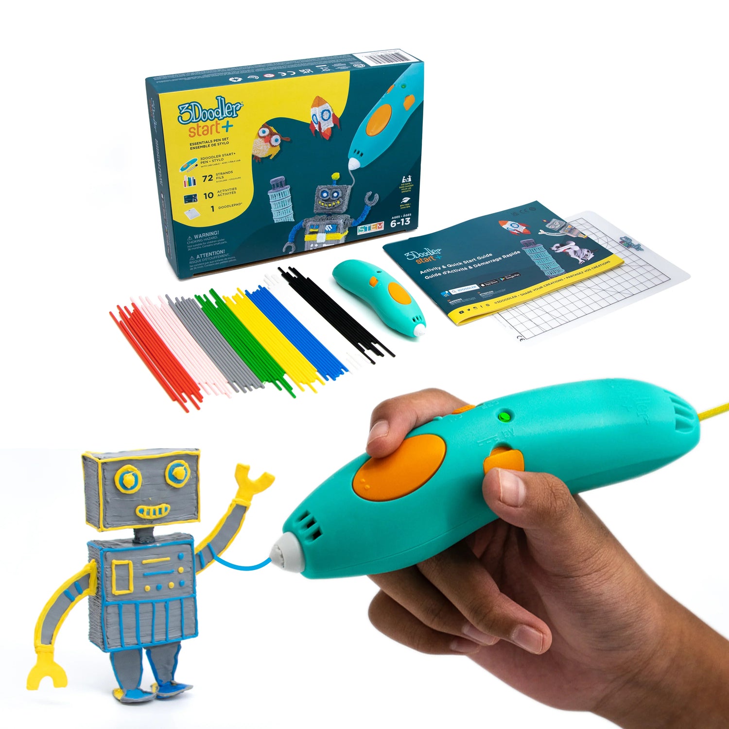 3Doodler Start+ Essentials 3D Printing Pen Set